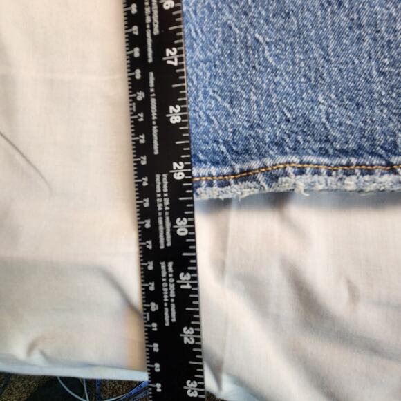 Old Navy Extra High Rise Sky Hi Wide Leg Jeans Size 10 - Picture 4 of 5